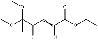 2-Hexenoic acid, 2-hydroxy-5,5-dimethoxy-4-oxo-, ethyl ester